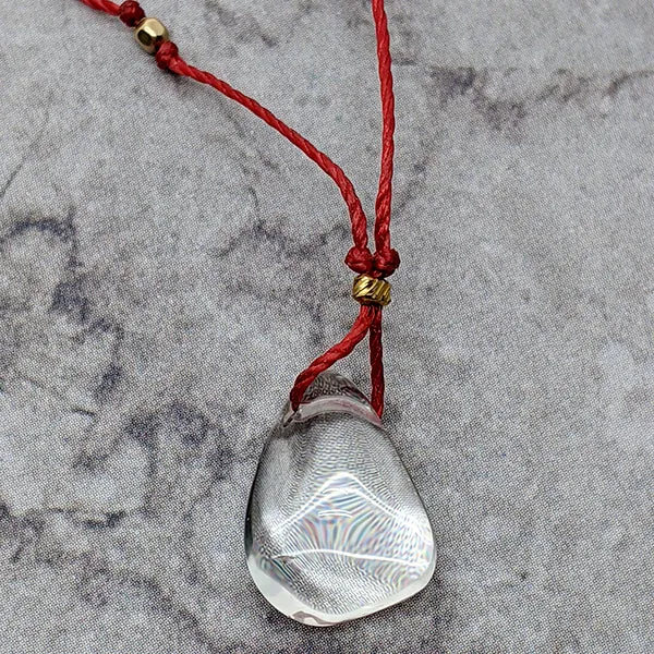 Akane Clear Quartz Minimalist Gemstone Pendant