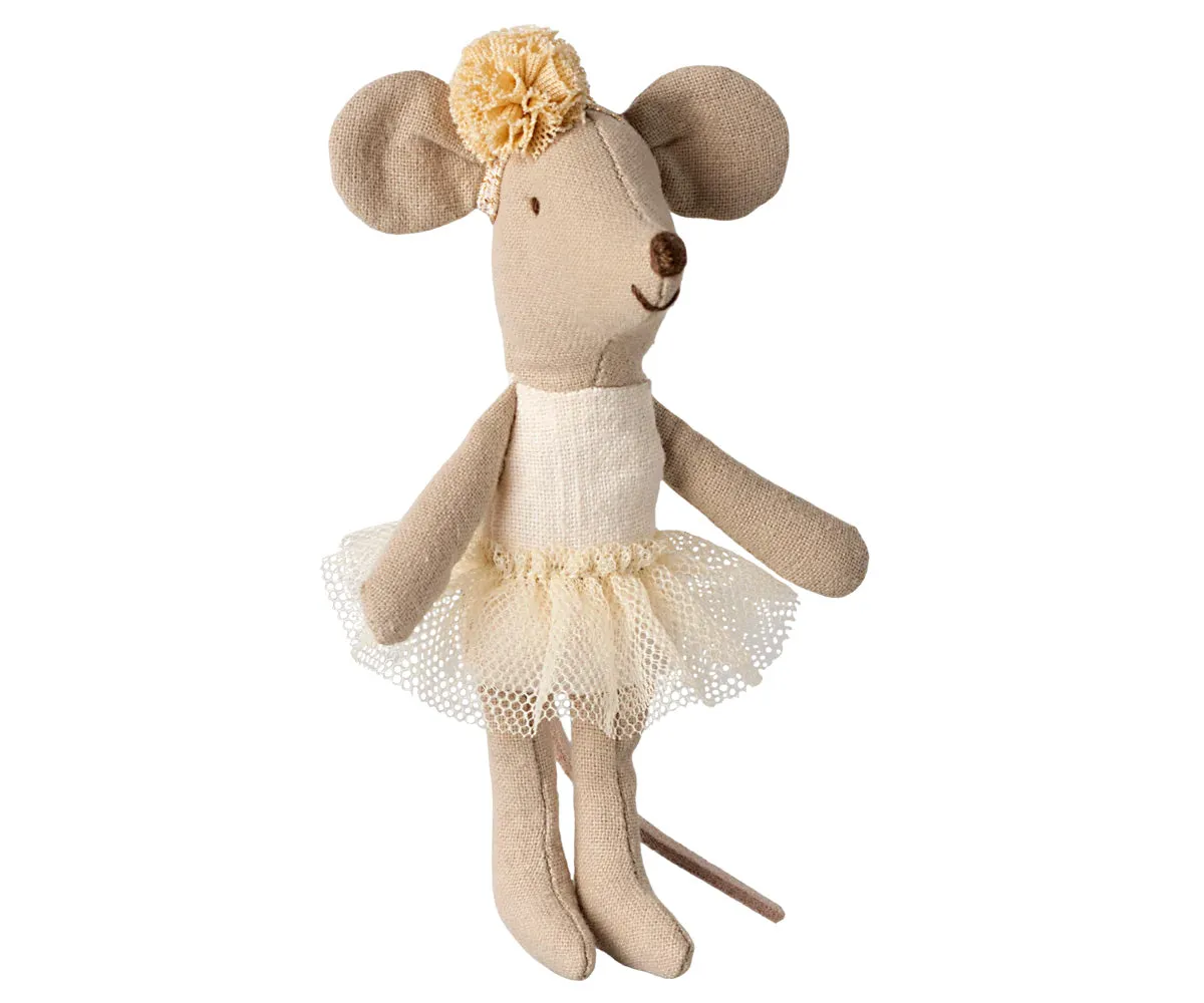 Ballerina Mouse, Little Sister - Off White