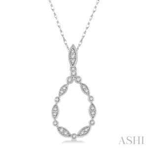 Drop Shape Diamond Fashion Pendant