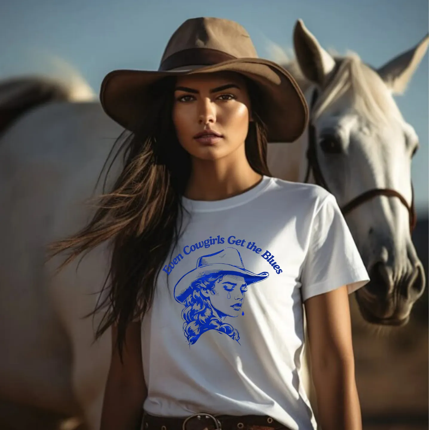Even Cowgirls Get the Blues Tee