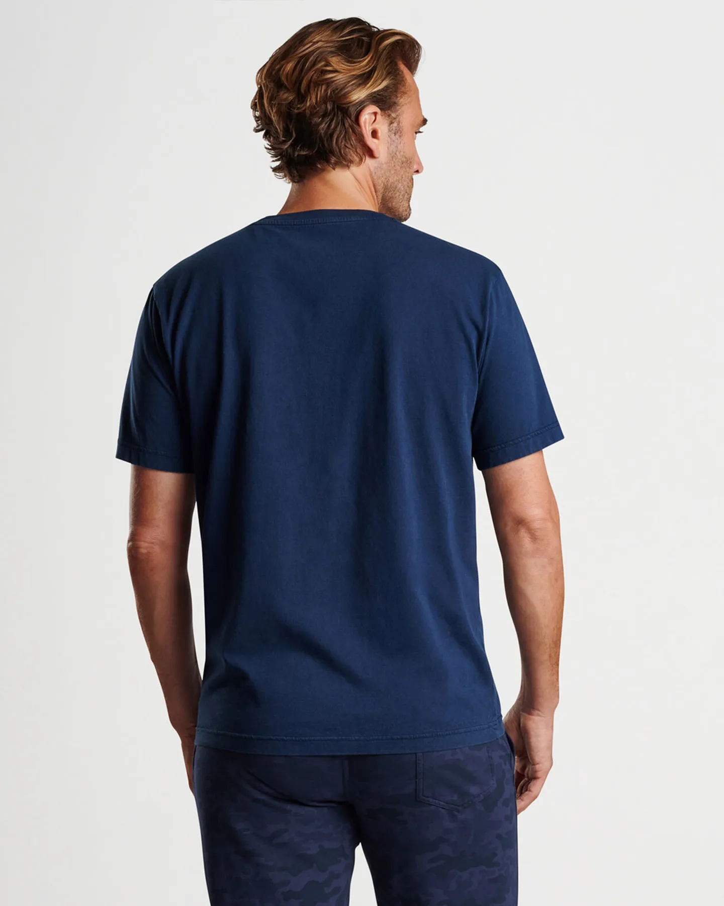 LAVA WASH POCKET TEE - NAVY