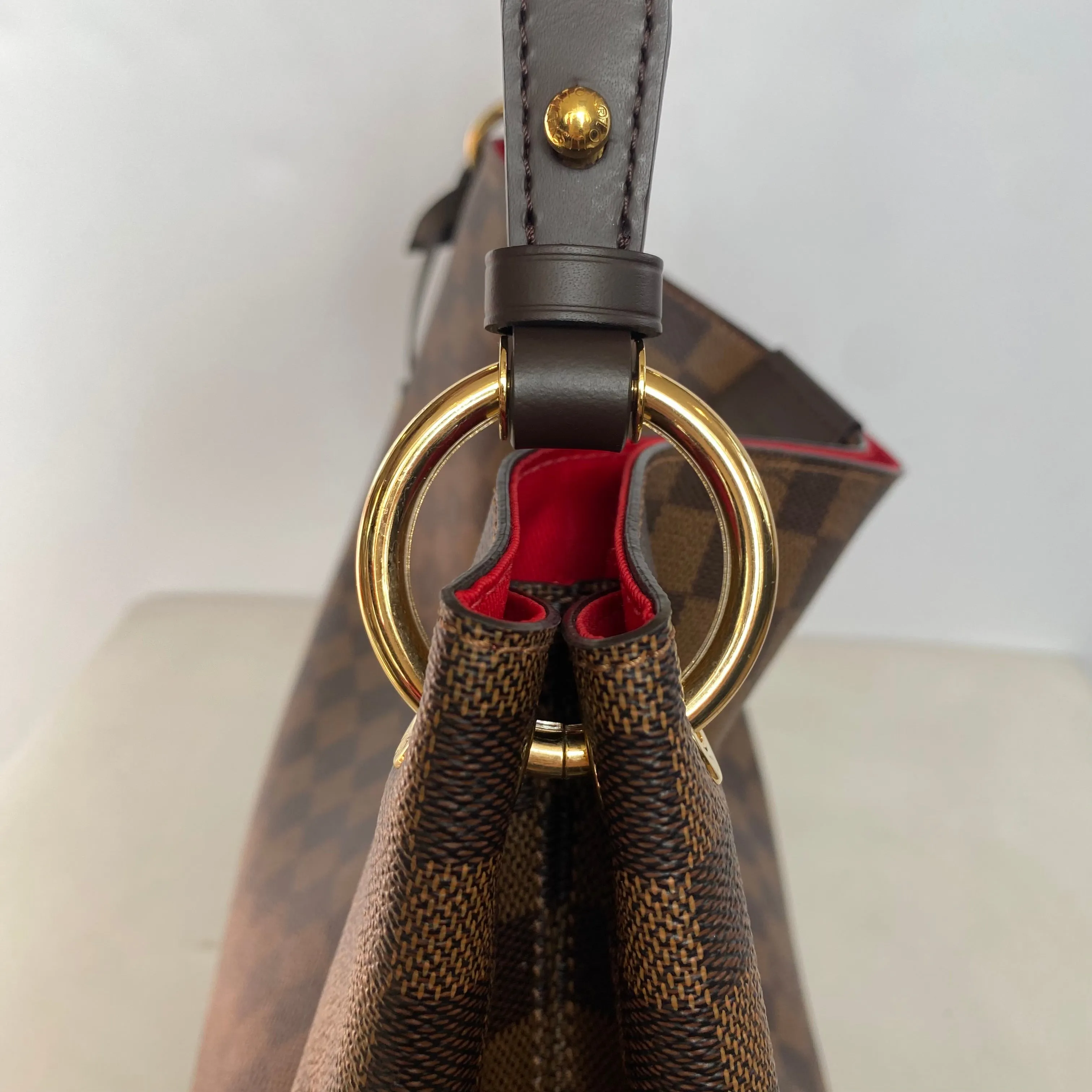 LOUIS VUITTON Graceful MM Damier Ebene NIB