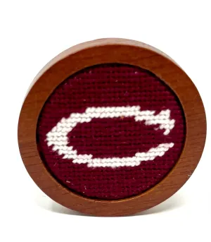 Smathers & Branson Culver C Golf Ball Marker- Maroon